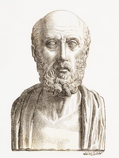 Hipócrates de Cos o Hipócrates de Kos (c. 460 a.C. a c. 370 a.C.), médico griego antiguo de la Edad de Pericles, de 