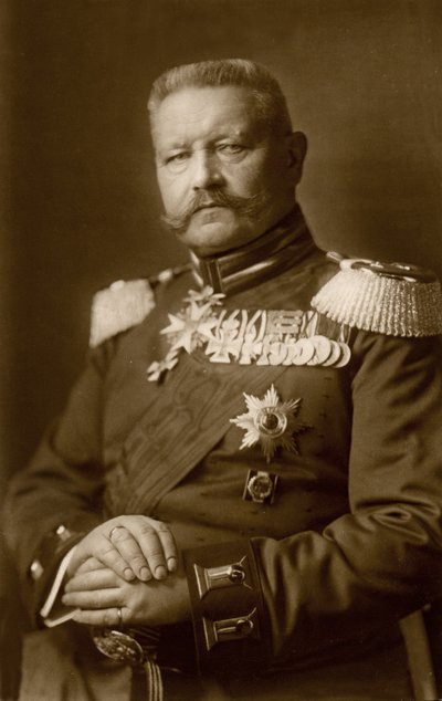 Historia. Alemania. El general Paul von Hindenburg. Fotografía, Alemania, c.1914-16. (postal) de Unbekannter Künstler
