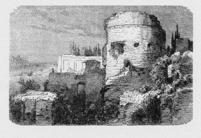 Historia de la Antigua Roma. Antigua torre de la colina Palatina de Unbekannt