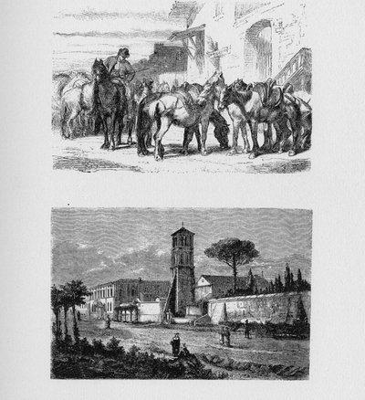 Historia de la Antigua Roma. Via Nomentana es una antigua carretera de Italia, que va al noreste de Roma a Nomentum de Unbekannt