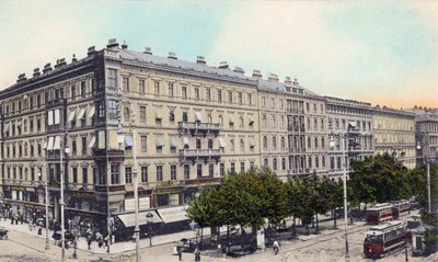 Hotel Bristol Kärntnerring en Viena, finales del siglo XIX/principios del XX (tarjeta postal) de Unbekannter Künstler