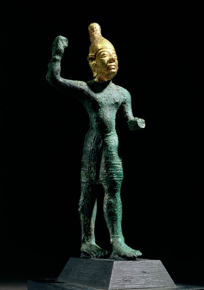 Ídolo del dios de la tormenta Baal, de Siria, Edad de Bronce (c.1350-1250 a.C.) de Unbekannt
