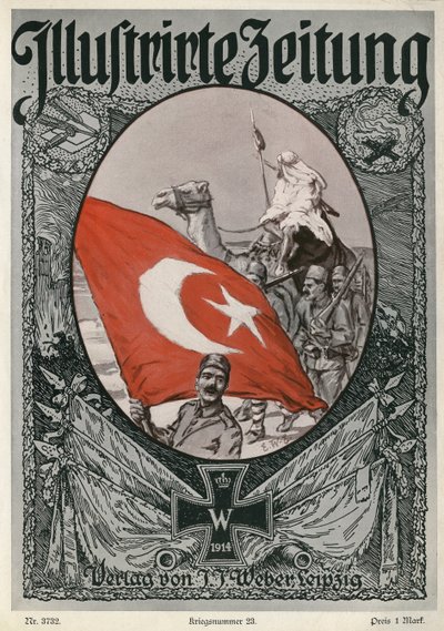 Illustrirte Zeitung: portada, 7 de enero de 1915 de Unbekannter Künstler
