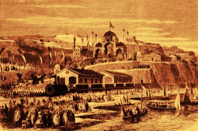 Inauguración del ferrocarril Argel-Blida de Unbekannter Künstler