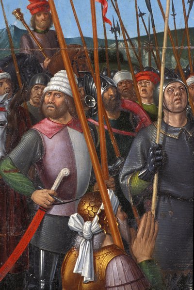 Indre & Loire N* 174 - Castillo de Loches - Detalle del retablo de la crucifixión - Escuela de Jean Fouquet - 1485 de Unbekannt