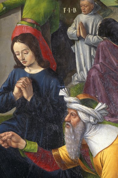 Indre & Loire N* 176 - Castillo de Loches - (detalle) del retablo de la crucifixión - Escuela de Jean Fouquet - 1485 de Unbekannt