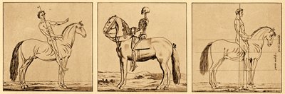Instrucciones sobre la postura a caballo de Unbekannter Künstler