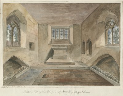 Interior de la Capilla de Statfold de Unbekannt