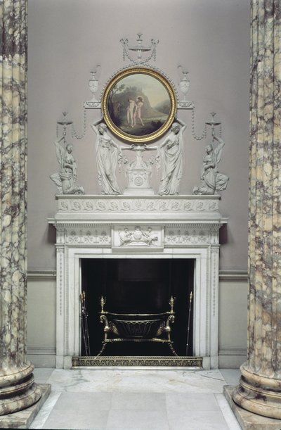 Interior del Marble Hall, Kedleston Hall, Derbyshire de Unbekannt