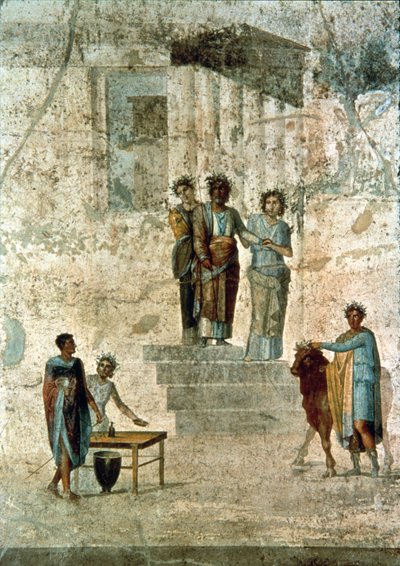 Jasón y Pelias, de la Casa de Jasón, o de los amores fatales, Pompeya de Unbekannter Künstler