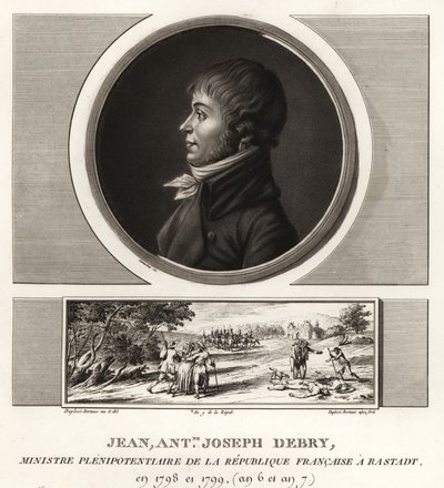 Jean Antoine Joseph Debry, Ministro Plenipotenciario de la República Francesa, orador de Unbekannt