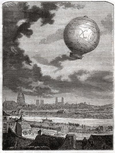 Jean Francois Pilatre de Rozier. de Unbekannter Künstler