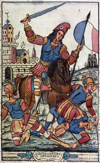 Juana de Arco, heroína revolucionaria de Unbekannter Künstler