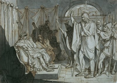 Juan el Bautista ante Herodes de Unbekannter Künstler