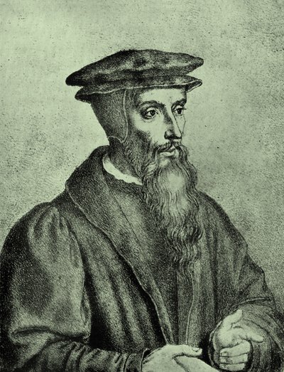 Juan Calvino de Unbekannter Künstler