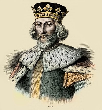 Juan I, rey de Inglaterra (grabado) de Unbekannter Künstler