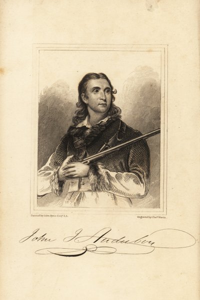 John James Audubon, ornitólogo, naturalista y pintor estadounidense de Unbekannt