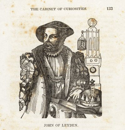 Juan de Leiden, líder anabaptista holandés de Unbekannter Künstler
