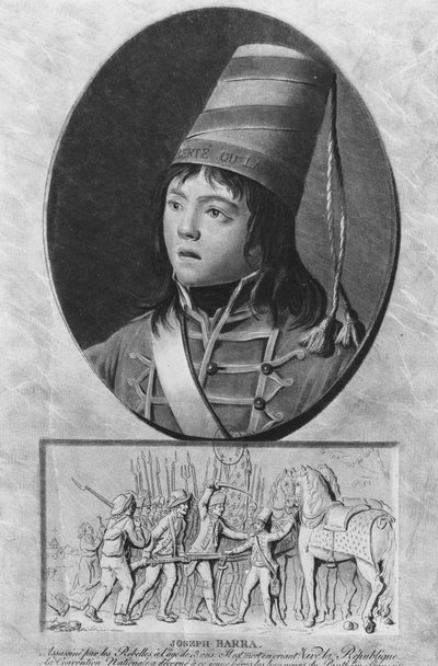 Joseph Bara o Barra (1779 - 1793), soldado francés. de Unbekannt