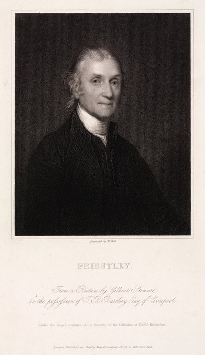 Joseph Priestley, teólogo y químico angloamericano, c 1800 de Unbekannt