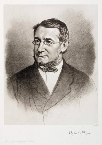 Julius Robert von Mayer, físico alemán, c.1870s de Unbekannt