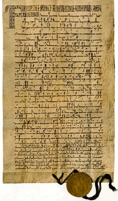Carta del Kaiser Federico II de 26 de septiembre de 1212 de Unbekannter Künstler