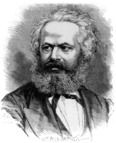 Karl Marx (grabado) de Unknown