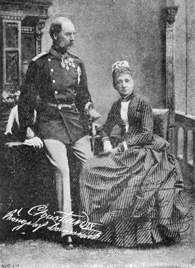 Rey Christian IX y Reina Luisa de Dinamarca de Unbekannt
