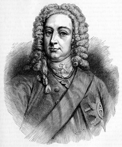 Rey Jorge II - retrato de Unbekannter Künstler