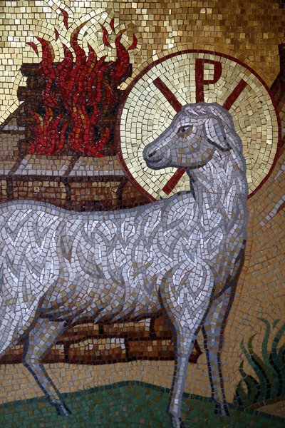 Monasterio de Kykkos, Chipre. Mosaico del Cordero de Dios, Pedoulas, Chipre de Unbekannt
