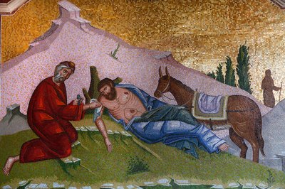Monasterio de Kykkos, Chipre. Mosaico del Buen Samaritano, Pedoulas, Chipre de Unbekannt