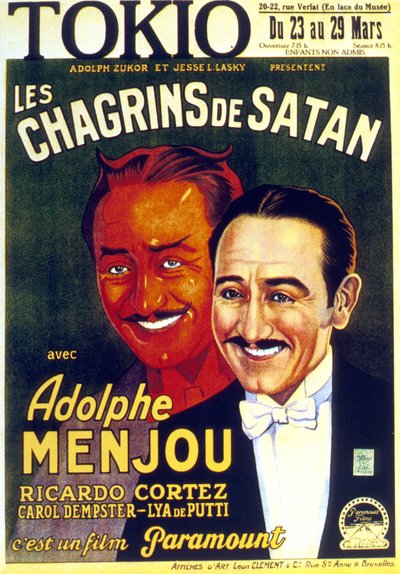 Les Chagrins de Satan (The Sorrows of Satan) con Adolf Menjou 1926 de Unbekannt