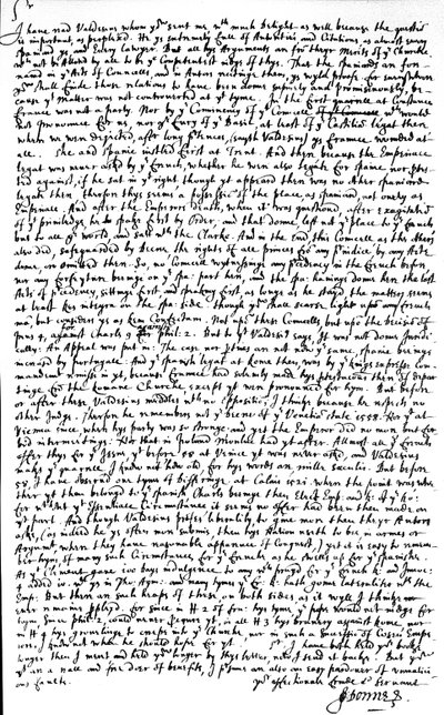 Carta escrita por John Donne a Sir Robert Cotton, devolviendo, con críticas, una copia del tratado 