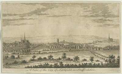 Lichfield - Vista Suroeste de Unbekannt