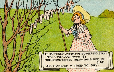 Little Bo Peep - de Unbekannter Künstler