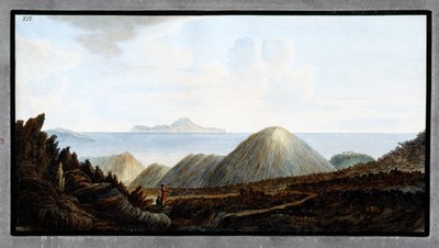 Pequeñas montañas bajo el Monte Vesubio, Reino de Nápoles de Unbekannter Künstler