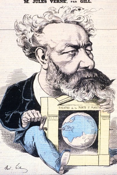 Loira Atlántico N* 183 - Nantes - Museo Jules Verne - Caricatura de Gill de Unbekannt