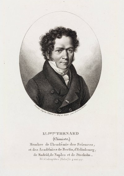 Louis Jacques Thenard, químico francés de Unbekannt