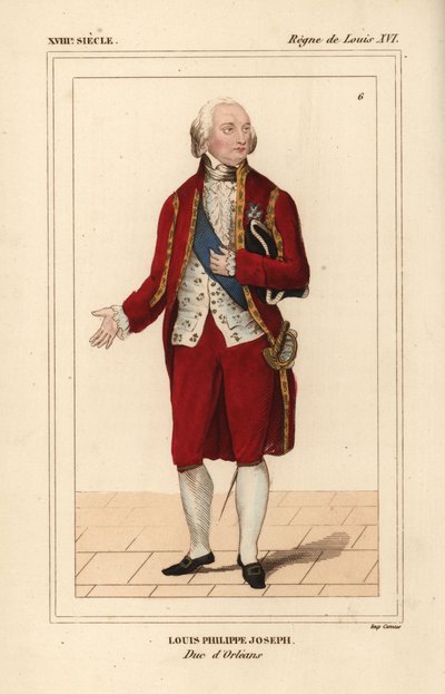 Luis Felipe José, duque de Orleans de Unbekannter Künstler
