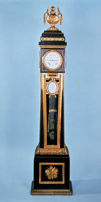 Reloj de pie de ecuación de ébano Luis XVI, por Ferdinand Berthoud, París, finales del siglo XVIII de Unbekannt