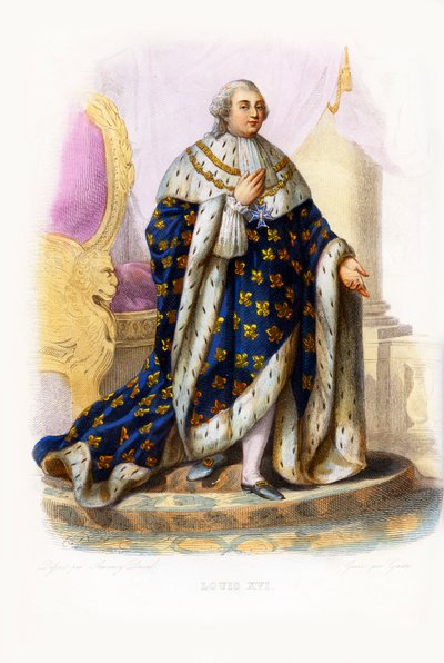 Luis XVI rey de Francia (grabado) de Bartolome Esteban and studio Murillo