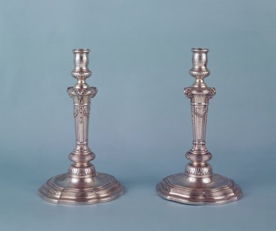 Candelabros de plata de Luis XV de Unbekannt