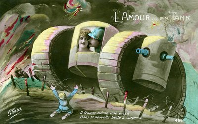 Amor en un tanque de Unbekannter Künstler