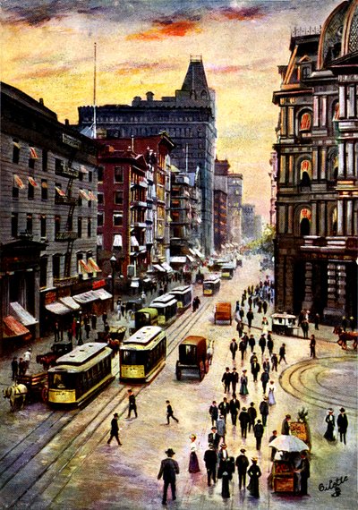 Bajo Broadway, Manhattan de Unbekannter Künstler