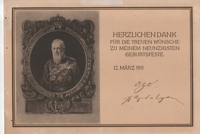 Luitpold Karl Joseph Wilhelm de Baviera de Unbekannter Künstler