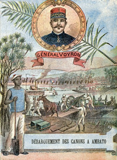 Guerra de Madagascar, General Voyron de Unbekannter Künstler