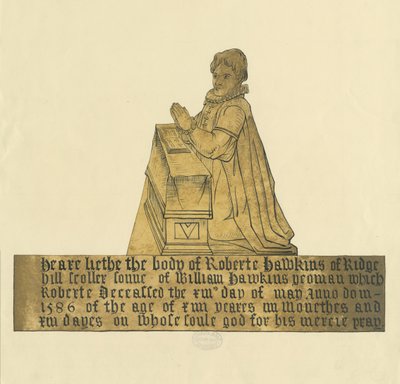 Iglesia de Madeley - Monumento a Robert Hawkins de Unbekannt