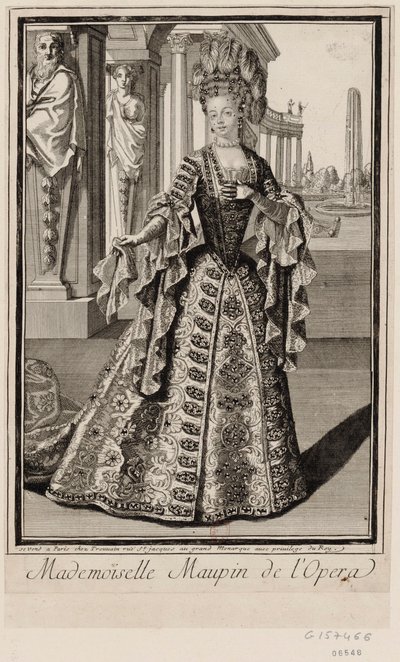 Mademoiselle Maupin en la Ópera de Unbekannter Künstler