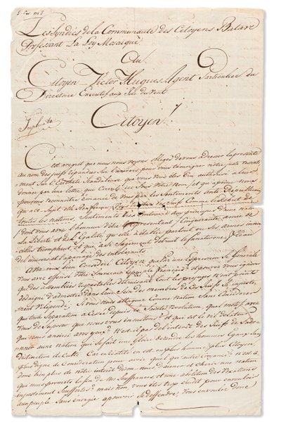Carta manuscrita firmada 