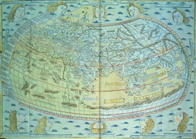 Mapa del mundo de Unbekannter Künstler
